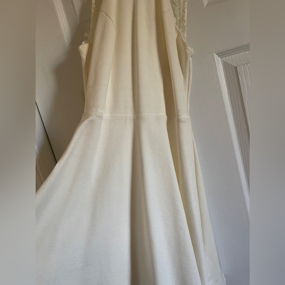 Lulus White Halter Neck Skater Dress - Picture 6 of 9
